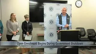 Wisconsin commissioner says not to wait as Open Enrollment begins during shutdown