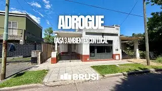 VENTA CASA 3 AMBIENTES CON LOCAL ADROGUE