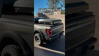 What would you rate this wrap? Liquid Metal Ford F-150 Raptor now available at RME 🔥 #fordraptor