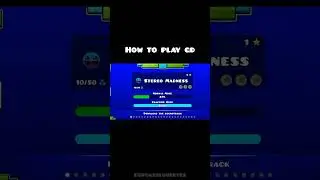 how to play gd 😭✌️🥀🥀#gd #geometrydash #spongebob #music