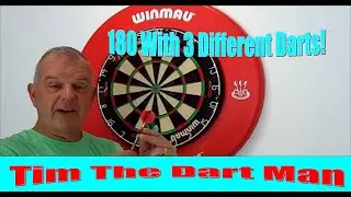 Hitting A 180 With 3 Different Weight Darts!