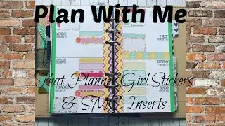Plan with me | ThatPlannerGirl Stickers & Sew Much Crafting Inserts |
