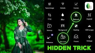 Snapseed New Trick Green Moody Photo Editing 🔥 | Snapseed Face Smooth Best Photo Editing