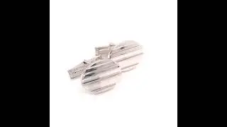 TIFFANY & CO ESTATE CUFFLINKS STERLING SILVER TIF49