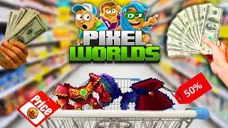 KATSOJA SAA OSTAA MIT&Auml; HALUAA... 😱💸 (Rip Rahat) | Pixel Worlds Suomi |