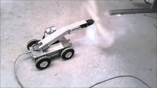 Duct clean robot test