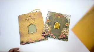 Traditional Indian Wedding Card, Carry Bag Style Invite | IWM-L436