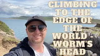 Standing At The Edge of The World!! Worm's Head - Gower Peninsular - South Wales BOYO!!