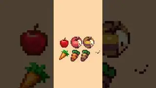 Making a minecraft texture a day - Carrot #art #minecraft #pixelart #minecraftpixelart