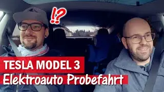 Elektroauto Probefahrt im Tesla Model 3 - Fragen und Eindr&uuml;cke eines Interessenten