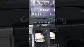 cash sorting machine | 4poket machine | #cash #note #currency #500₹ #rupee #paisa #sorting #bank