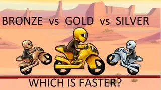 Bike Race: Bronze vs Silver vs Gold bike Which Is Faster?