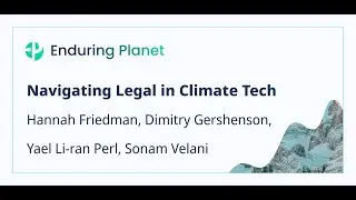Navigating Legal in Climate Tech
