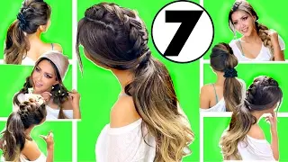 ★ TOP 7 EASY EVERYDAY HAIRSTYLES of 2017 👍🏽 | Hairstyles for Medium Long Hair