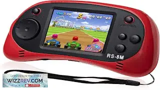 Kids Handheld Portable Video Game Player with 200 Games 16 Bit