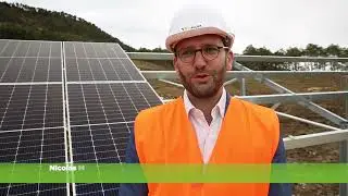 Visite du chantier de la centrale photovoltaïque de Saint-Auban ! ☀
