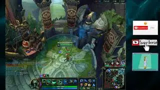 Fiddle vs Lux - LOL - S8 - Gameplay [LAG] - 2