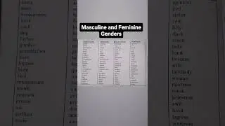 male female genders ,male and female list #gender #female #male #masculine #feminine #gender