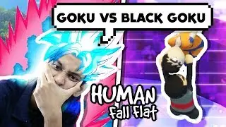 GOKU VS BLACK GOKU  [ HUMAN FALL FLAT ] || FUNNY ANDROID HINDI GAMEPLAY ||  mythpat