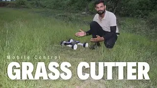 GRASS CUTTER, How To Make Mobile Control Grass Cutter #science