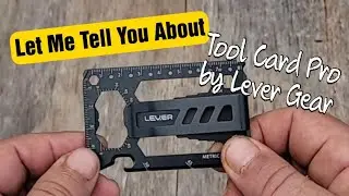 This 40-in-1 Tool Fits in Your Wallet?! | Lever Gear Toolcard Pro First Look