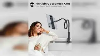 Review: Tryone Gooseneck Tablet Holder Stand for Bed Adjustable Flexible Arm Tablets Mount Cla...