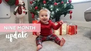 Baby Update 9months // She Can Do Superman // Did she say Dada?  // Feeding & Sleeping Routine