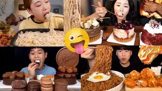 FooD CravingS|TOP Mukbanger's Extreme Bites|SATISFYING EATING SHOW*Mukbang_ASMR*Compilation❤️