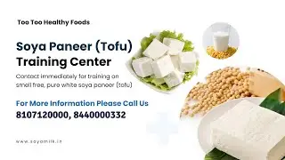 Kanpur Soya Paneer (Tofu) Training Center #kanpursoyapaneertrainingcenter #kanpurtofutraining #tofu