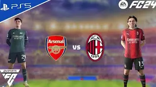 FC 24 - Arsenal vs Milan - Club Friendly Match Ft. Modric, Gyokeres | PS5&trade;[4K60]