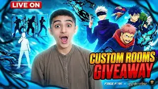 🇵🇰 Free Fire LIVE Pakistan 🔥| NEW JUJUTSU KAISEN EVENT 😱| Back To Back Giveaways💎| Death Creation FF