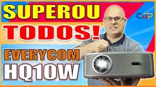 UM DOS PROJETORES MAIS POTENTES DE 2024. ENTREGANDO POTÊNCIA E QUALIDADE! EVERYCOM HQ10W. Geek365