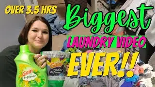 EXTREME ALL DAY LAUNDRY MOTIVATION | ALL DAY LAUNDRY ROUTINES 2024 WASH FOLD REPEAT LAUNDRY DAY 2024
