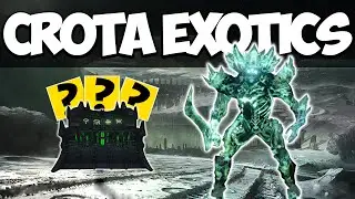 Destiny: Crota's End Exotic Loot x3 Characters, EPIC DROPS!!