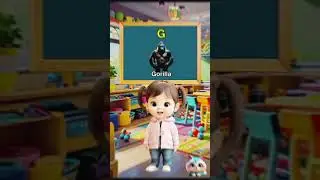 A for apple 🍎 B for Bol🏀 kids video #cartoon #aforapplebforball
