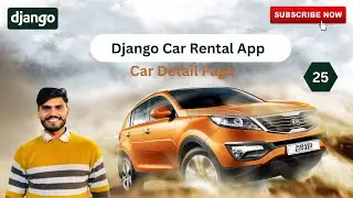 Django Car Rental App | Car Details Page | Dynamic Car Detail Page in Django