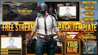 FREE PUBG Streampack Template  | PSD | Seangraphicx