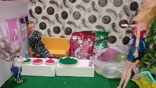 Holi ki shopping video Barbie doll video cartoon video