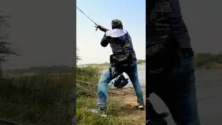 Beautiful Attack and Line Broken 😡 #zakkfishing #fishing #fish #shorts