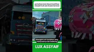PERHATIKAN MOTOR BISA DI MODIFIKASI MENJADI TRUCK SAAT KARNAVAL #shorts