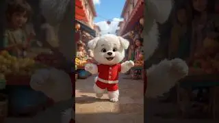 Cute Puppy Dancing at Village Market 🐶🛒 Funniest Dog Video 2025 | #Shorts #PuppyDance