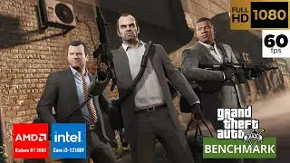 Grand Theft Auto V I R7 260x Benchmark test 1080P 60 FPS