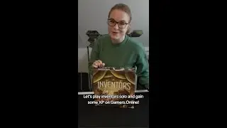@inthenapoftime playing solo some Inventors match and of course, log in the results in her Gamers...