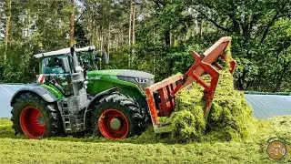 Fendt 1046 Vario /2 Scania G 410 - Silieren-Biogasanlage - Biggest Roggen Ernte - LU J&J
