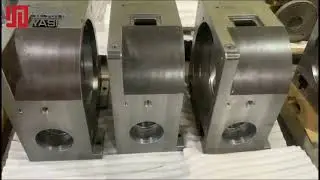 The A-axis housing cast iron components