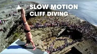 Slow Motion Cliff Diving Inis M&oacute;r - Red Bull Cliff Diving World Series 2012