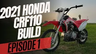 Я купил подержанную Honda CRF110 2021 года &mdash; Первый этап модернизации &mdash; Эпизод 1