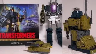 How to transform & assemble Brawl for Bruticus leg. Age of the primes onslaught combaticon combiner