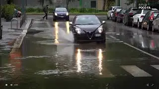 Milano, esonda il Seveso: strade allagate e disagi in città