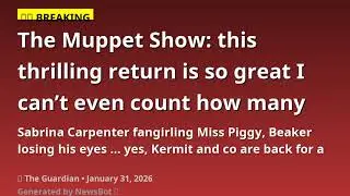 Sabrina Carpenter fangirling Miss Piggy, Beaker losing